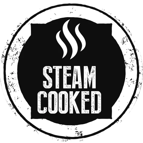 STEAM COOKED