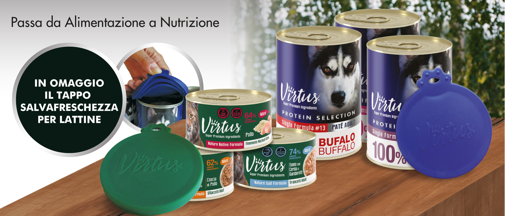 Virtus® ti regala il tappo universale per lattine!