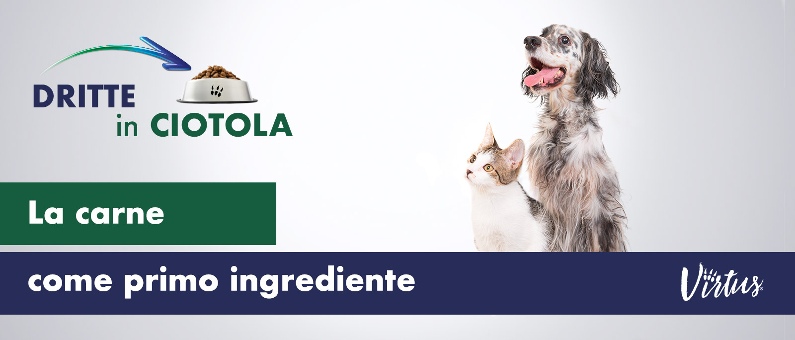 LE PROTEINE ANIMALI COME PRIMO INGREDIENTE