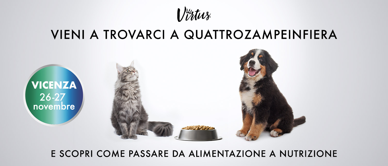 VIRTUS: partecipa a QUATTROZAMPEINFIERA!